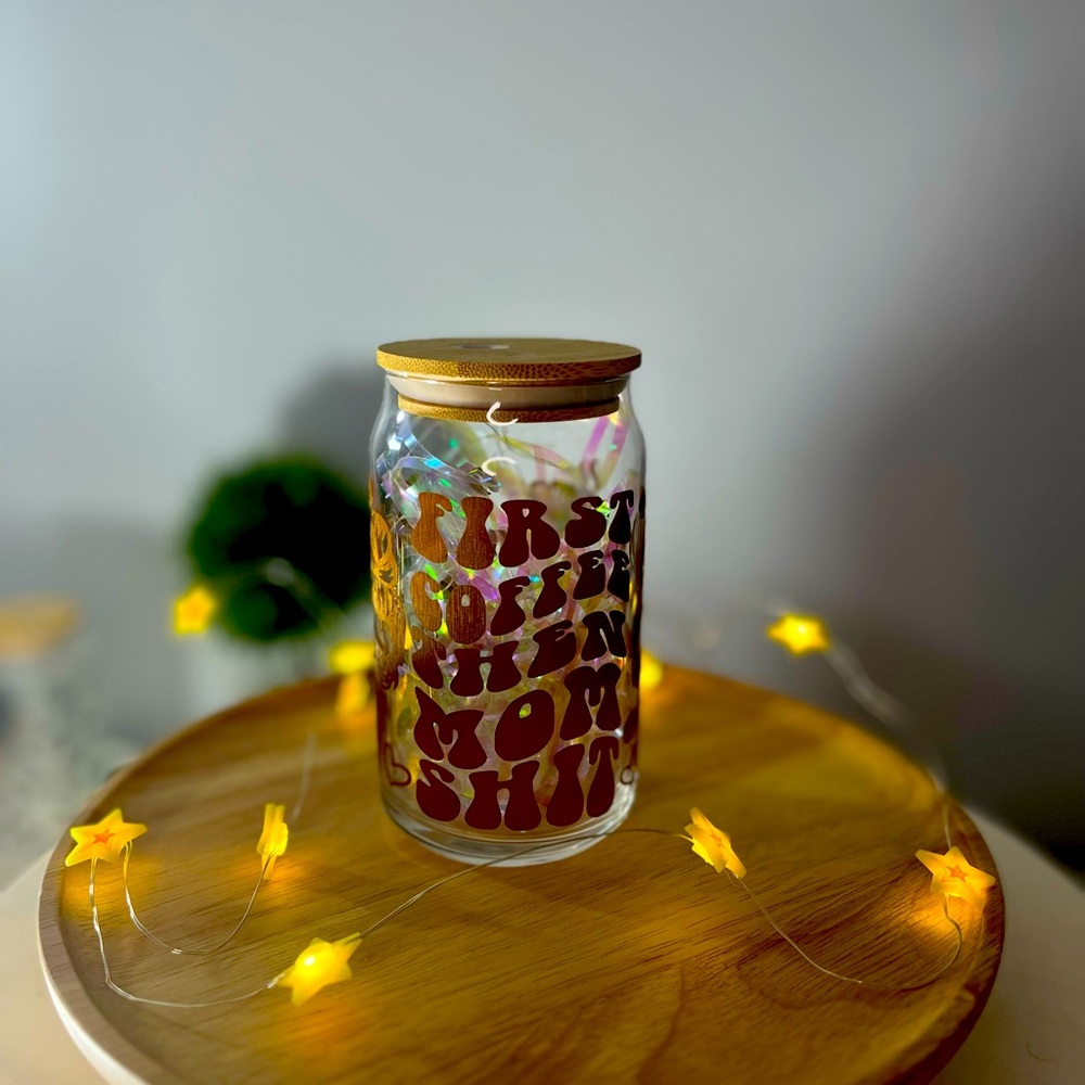 16 oz Libby glass cup.